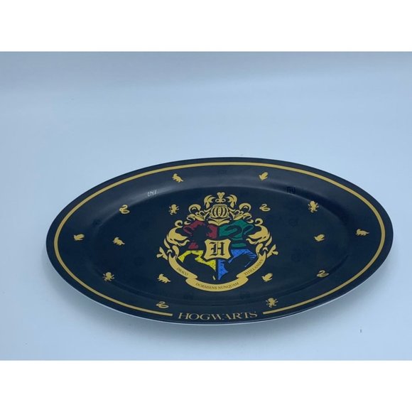 Harry Potter Hogwarts Ceramic Oval Serving Tray - Picture 1 of 9